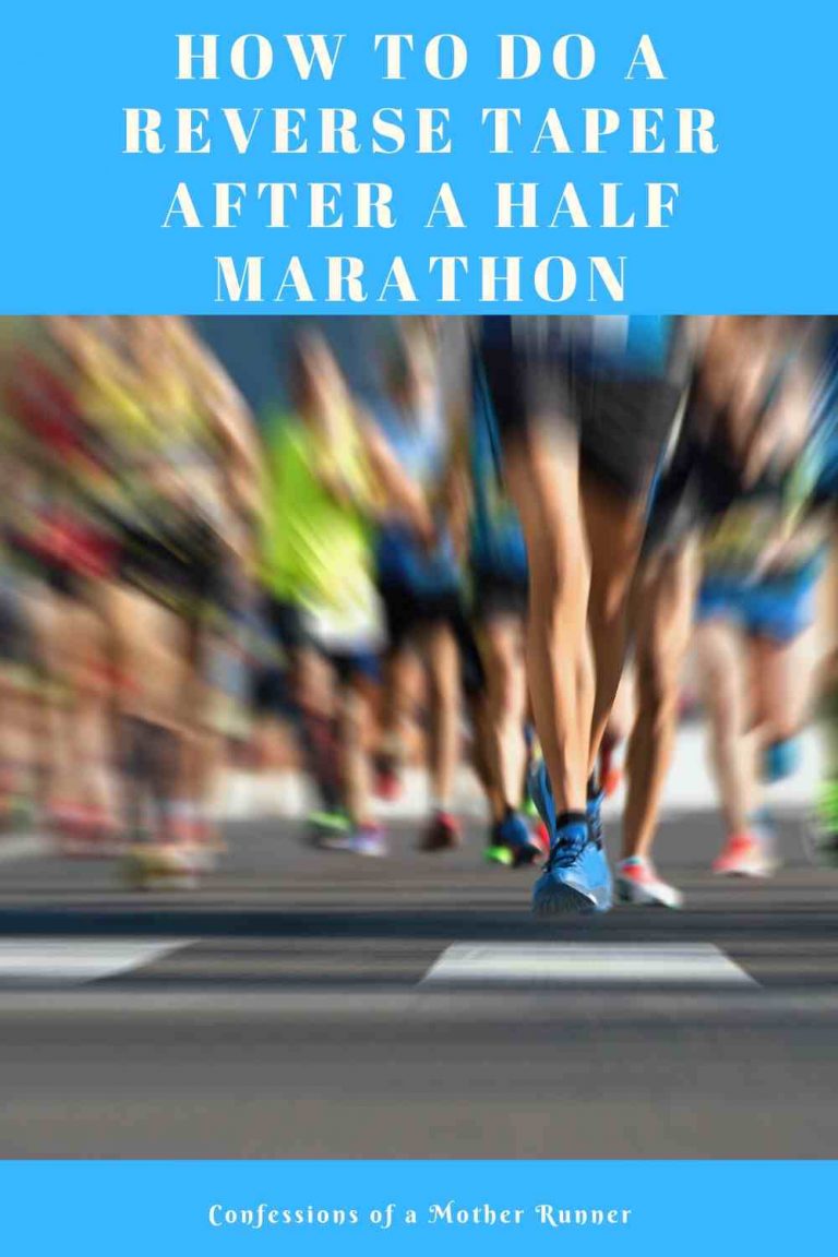 How to do a reverse taper after a half marathon and return to running