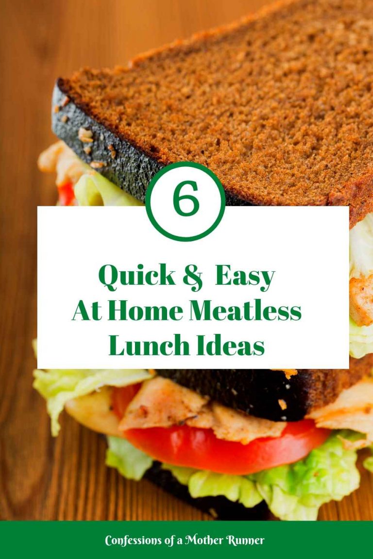 6 At Home Quick and Healthy Meatless Lunch Ideas