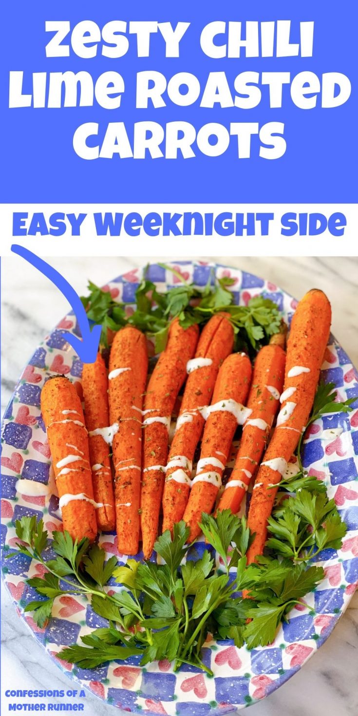 Zesty Chili lime roasted carrots you absolutely have to try