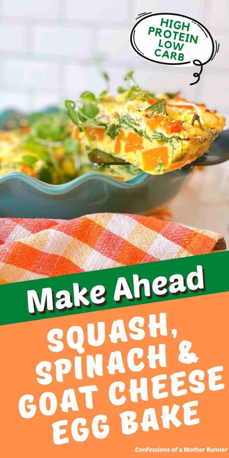 Easy Squash, Spinach & Goat Cheese Breakfast Casserole