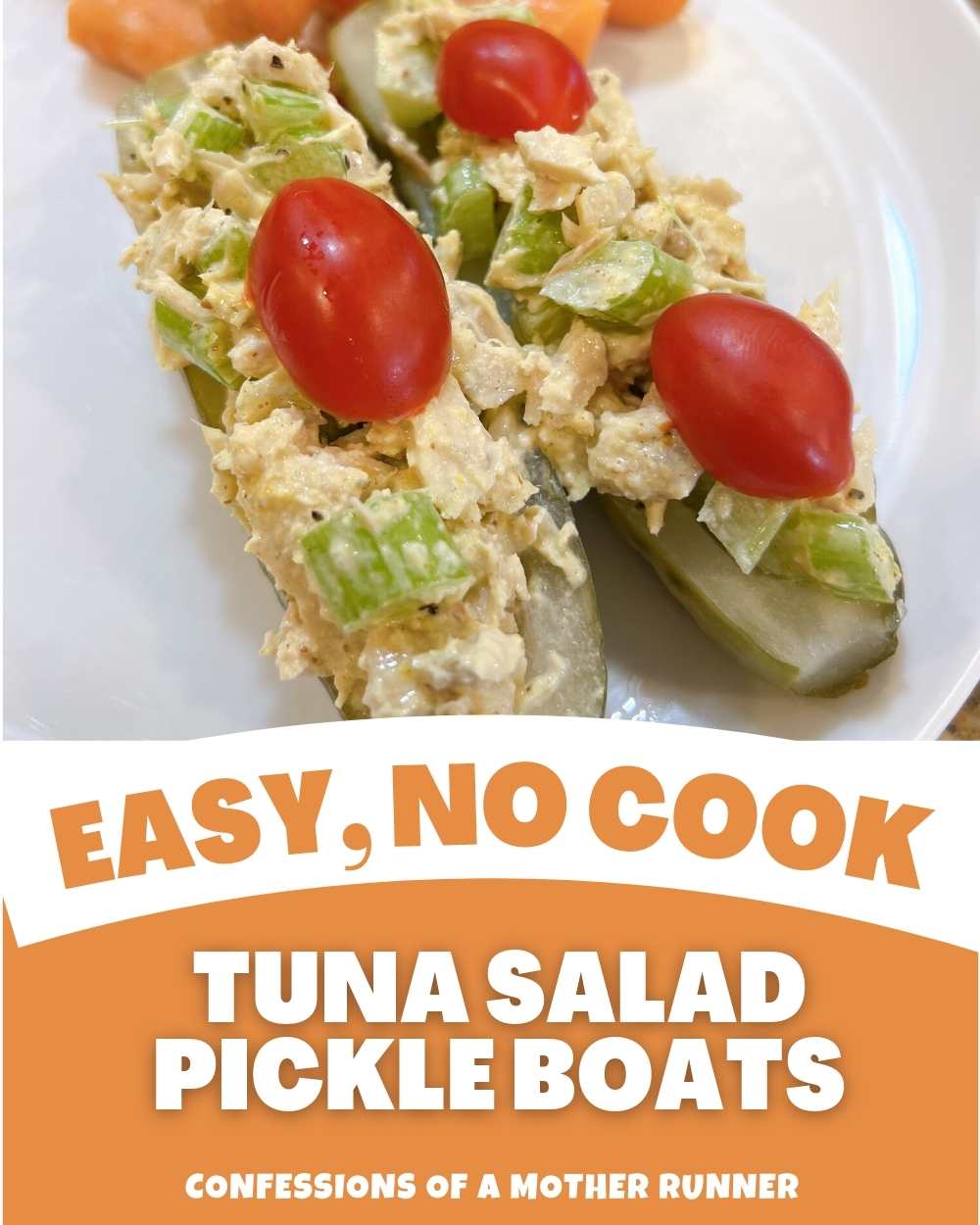 Tuna Salad Pickle Boats