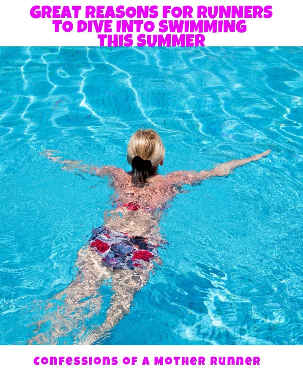 swimming summer running 