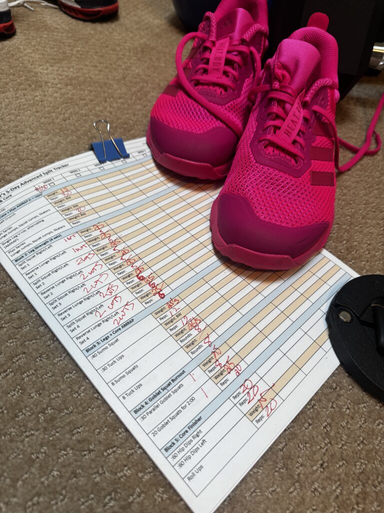 weekly run down 